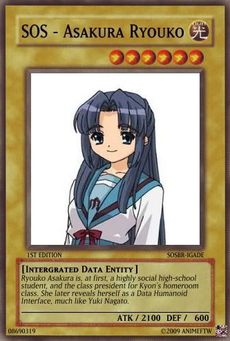 AnimeFTW's YGO cards SOS-AsakuraRyouko