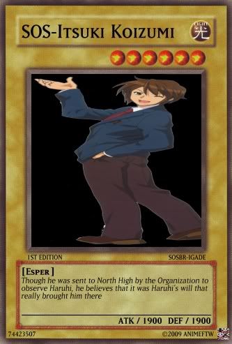 AnimeFTW's YGO cards SOS-ItsukiKoizumi