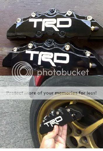 Fs:Brembo, Endless, Spoon, Trd, Brake cover kit.-ORDER NOW!! Trdblack