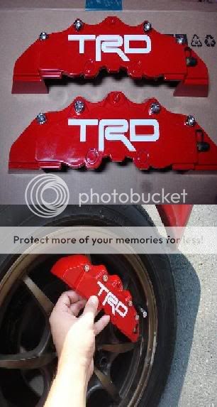 Fs:Brembo, Endless, Spoon, Trd, Brake cover kit.-ORDER NOW!! Trdred