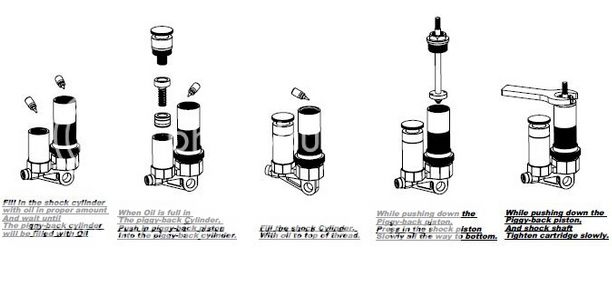 [OLD NEW] Aluminum Reservoir Shock/Piggyback Adjustable Rebound shock Hot Racing 109409