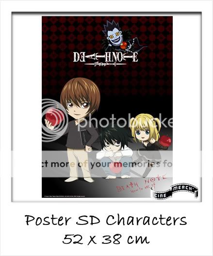 Poster Death Note SD Caractère - 3CMDEAP004 3CMDEAP004