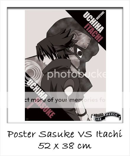 Naruto - poster plastifié Sasuke VS Itachi - 3CMNARP006 3CMNARP006