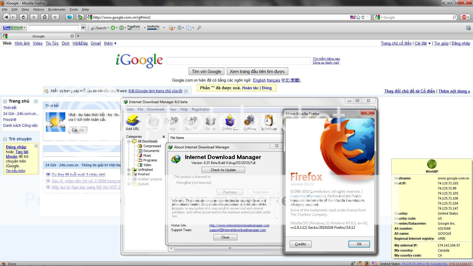 Firefox 3.6.12 (Integration Addon) Portable KmKFF1