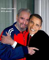 Hands Up Don't shoot story based on lies- stunning reversal by author - Page 5 Obama%20Fake%20with%20Castro_zpsi7d0eq4v