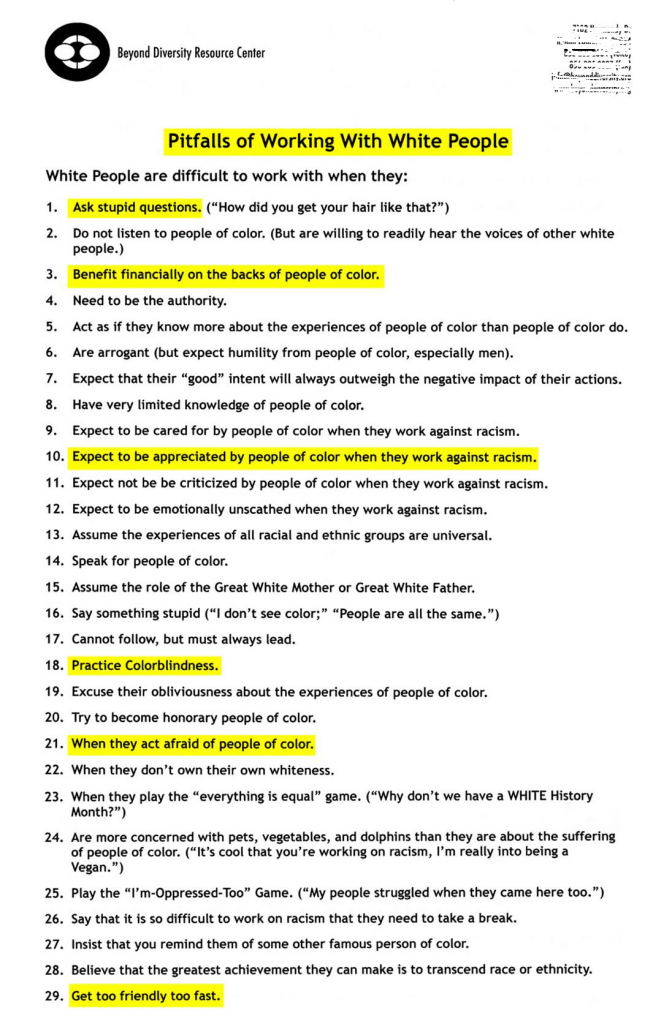 Radical Progressive Group that Published "PITFALLS OF WORKING WITH WHITE PEOPLE" received $250,000 in grants from the...Department of Justice Racism_zpsbd71bfa9