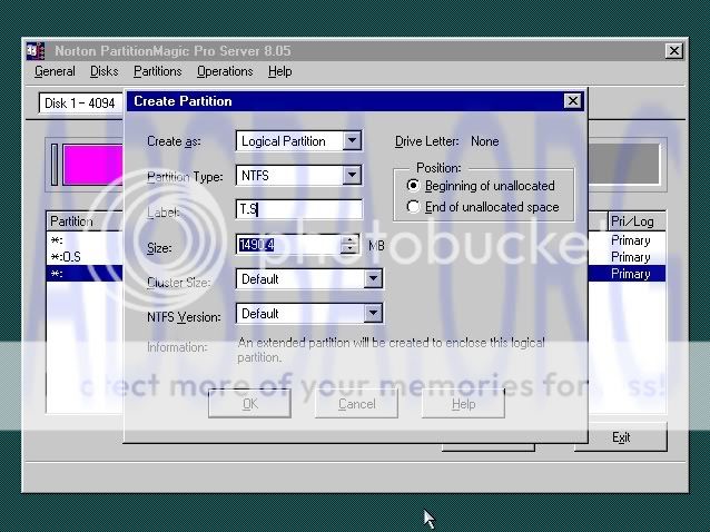 تقسيم وتجهيز هارد ديسك جديد Partion magic pro 8-2