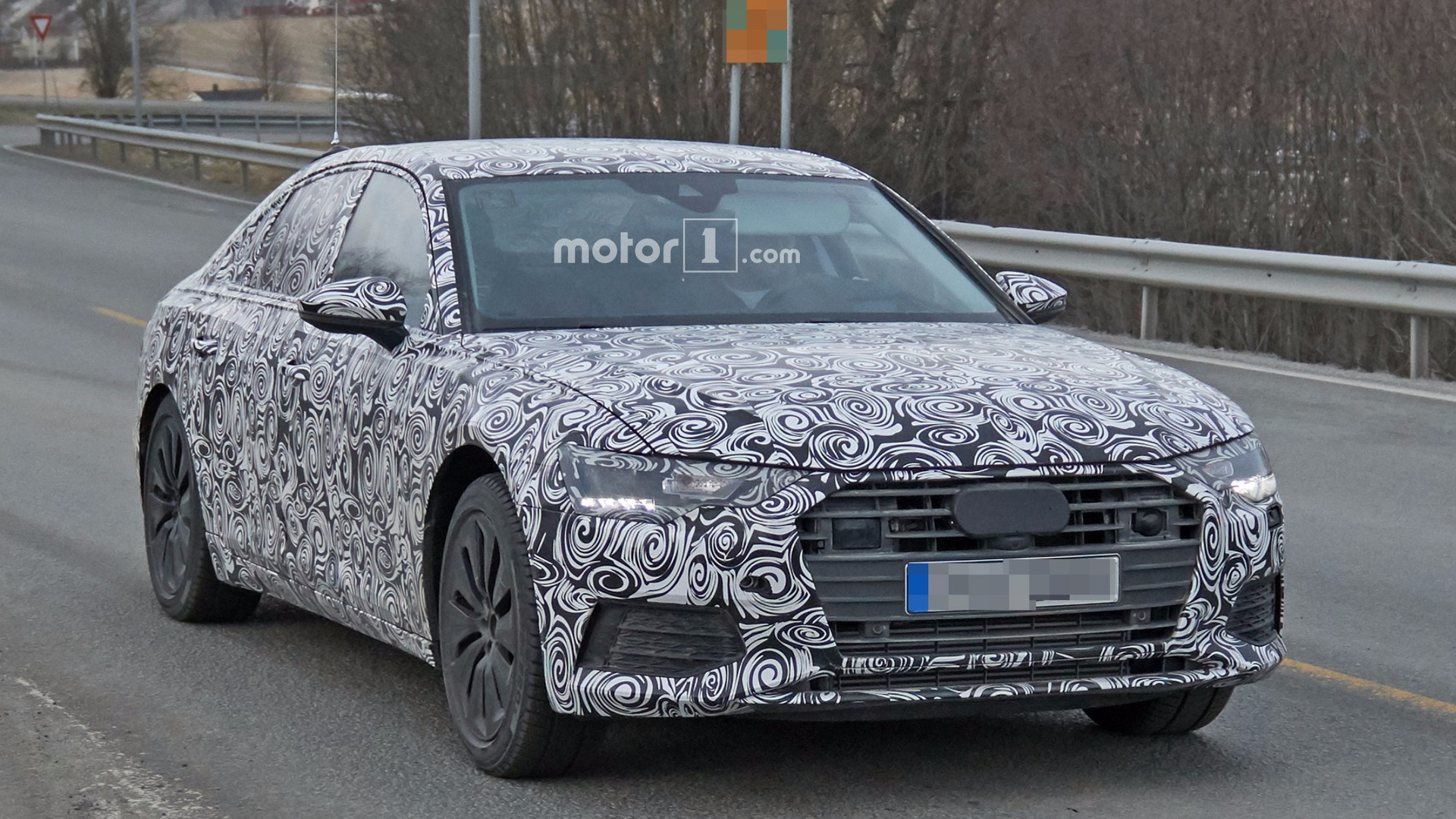 سيارة Audi A6 2019 2019-audi-a6-spy-photo