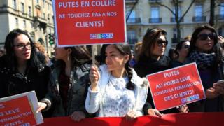 Rights violation: France outlaws prostitution _89116370_ap