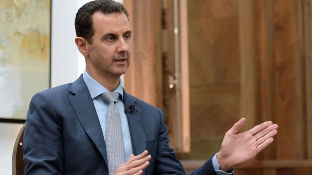 بشار الأسد يرفض إنشاء مناطق آمنة للاجئين في سوريا _94257242_412a9683-cb8e-44f7-9ce0-2440d34498e3