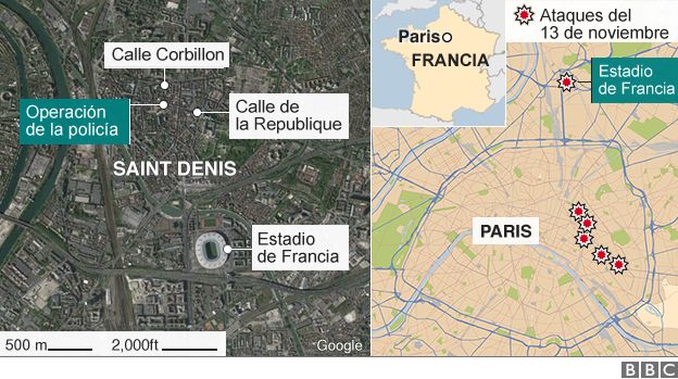 #NUEVAS SOSPECHAS SOBRE LOS ATENTADOS DE PARIS #ATENTADOS EN PARÍS - VIERNES 13 - DISTRITO 11 151118112504_police_raid_paris_624_spanish