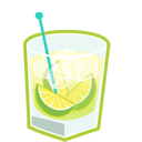 ايقونات كوكتيل ومشروبات Cocktails Icons  Caipirinha-icon