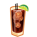 ايقونات كوكتيل ومشروبات Cocktails Icons  Cuba-Libre-icon