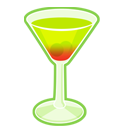 ايقونات كوكتيل ومشروبات Cocktails Icons  Japanese-Slipper-icon