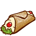 ايقونات كيك Patisserie Icons Cannoli-icon