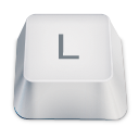 ايقونات ازرار الكبيورد كاملهـ !! Keyboard Keys Icons Letter-uppercase-L-icon