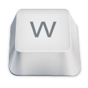 ايقونات ازرار الكبيورد كاملهـ !! Keyboard Keys Icons Letter-uppercase-W-icon