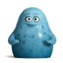 أيقونات وحوش وشخصيات فيلم Monsters University شركة المرعبين المحدوده - 28 أيقونه Cute-Blue-Monsters-icon