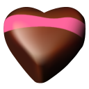 ايقونات قلوب شكولا Chocolate Hearts Icons Chocolate-hearts-05-icon