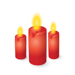 شموع  عيد  الميلاد Candles-icon