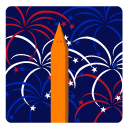 ايقونات امريكيه Independence Day Icons Independence-Day-4-Fireworks-icon