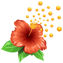 زوادة اليوم: الشمس والقنديل المضوي Pollen-Flower-icon