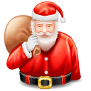 هابي كريسماس Santa-claus-icon