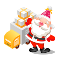   « ξـآلـمٍ الأيٍقُوًنآآأًًُتً » Santa Icons Santa-gifts-truck-icon