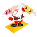   « ξـآلـمٍ الأيٍقُوًنآآأًًُتً » Santa Icons Santa-mails-icon