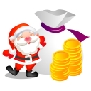   « ξـآلـمٍ الأيٍقُوًنآآأًًُتً » Santa Icons Santa-money-icon