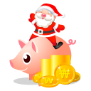   « ξـآلـمٍ الأيٍقُوًنآآأًًُتً » Santa Icons Santa-piggy-bank-icon