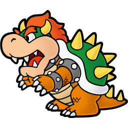 Favorite Video Game Villain.  Paper-Bowser-icon