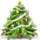 هابي كريسماس Christmas-tree-icon