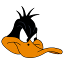 ايقونات لوونى المتنوعة Daffy-Duck-Angry-icon