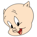 ايقونات لوونى المتنوعة Porky-posing-icon