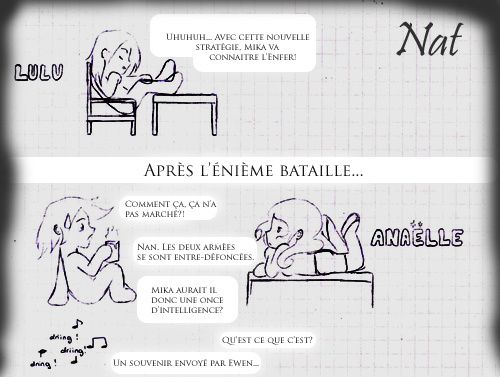 Croquis d'un calepin scolaire... Comic-copie