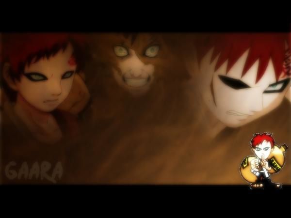 Photo : 3 Visages diffrents de Gaara Gaara-2