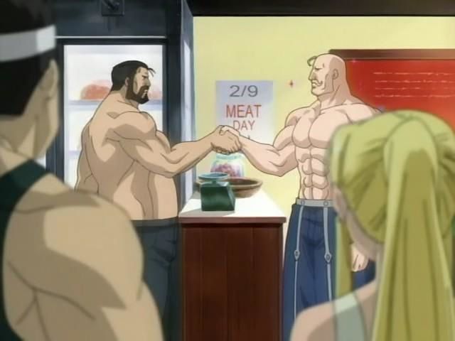 Momentos/Escenas graciosas de FMA xD [[Spoiler]] Muscles2