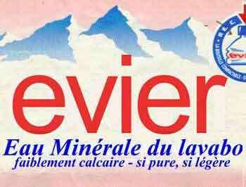 Mort de rire — parce que j'ai le sens de l'humour ! Evier-evian