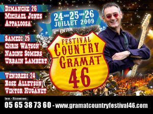 Festival country GRAMAT 24/26 juillet 2009 Gramat2009