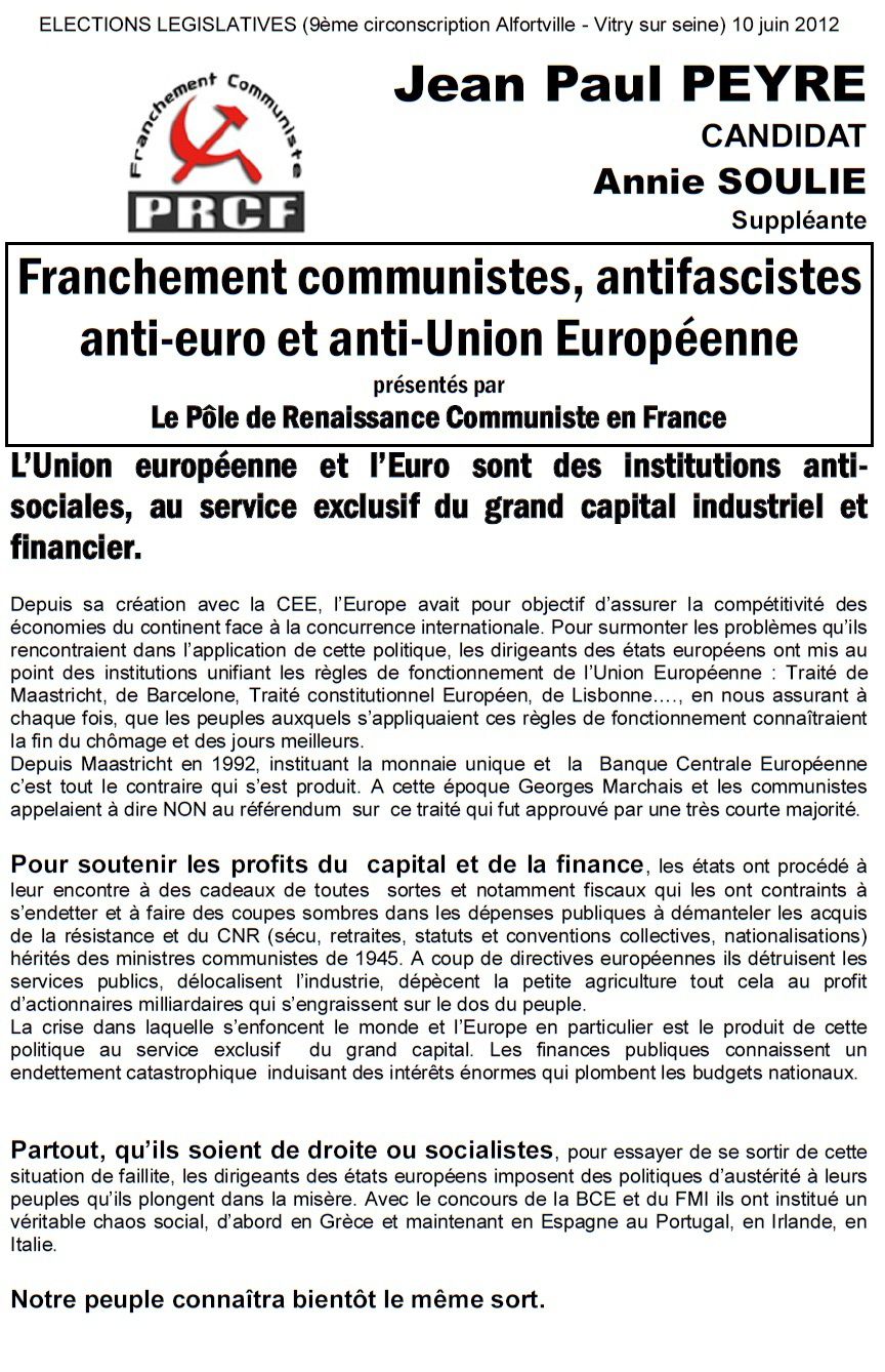 PRCF - URCF - RCC & autres stalinoïdes - Page 2 Prcf-94-tract1