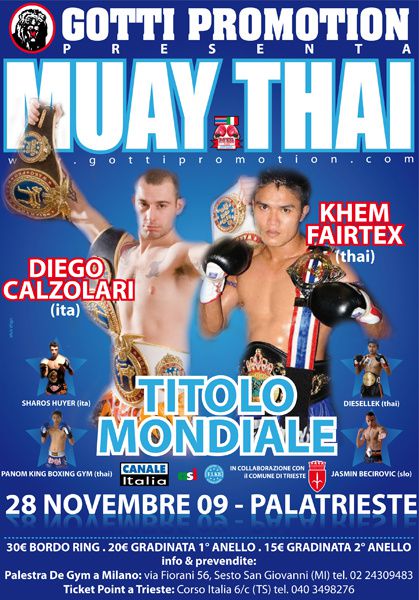 Gotti Muay-thai - Khem Fairtex VS Diego Calzolari 28Nov.2009 Muay-thai-italie-28-11-09