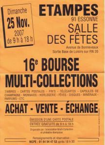 Info: Salon multi-collections à Etampes Bourse