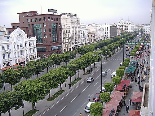 رحلة الى تونس Avenue-habib-bourguiba