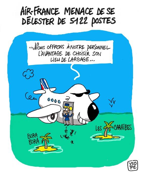 Dessins de presse  Air-france-licenciement2