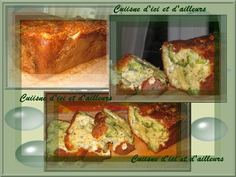 Cake Brocolis/Roquefort Brocolis