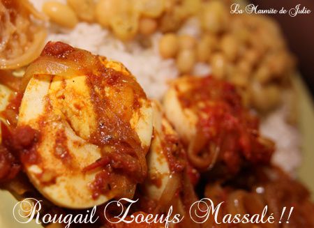 Rougail Zoeufs Massalé .. Rougail-zoeuf