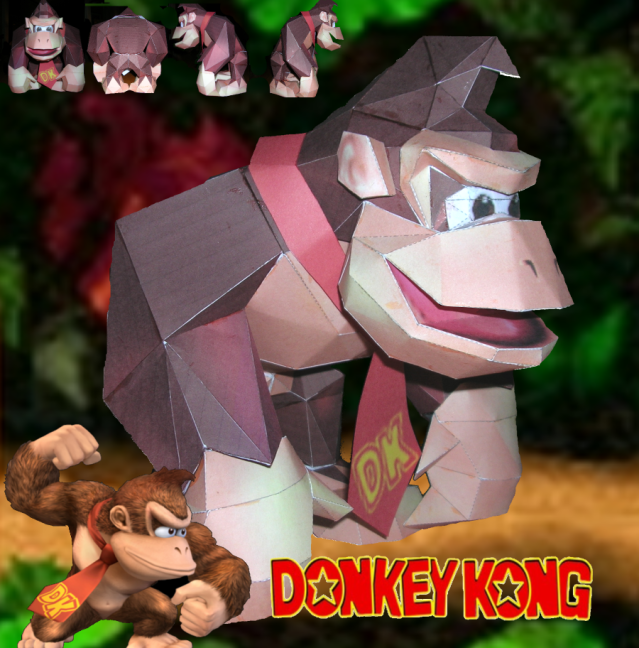 [PaperCraft] videos juegos y muchos mas!!!! Donkey-Kong-papercraft