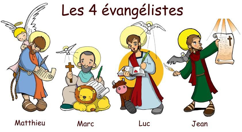 cette structure societale est elle basé sur des fondement satanique  ? Les-4-evangelistes-couleur