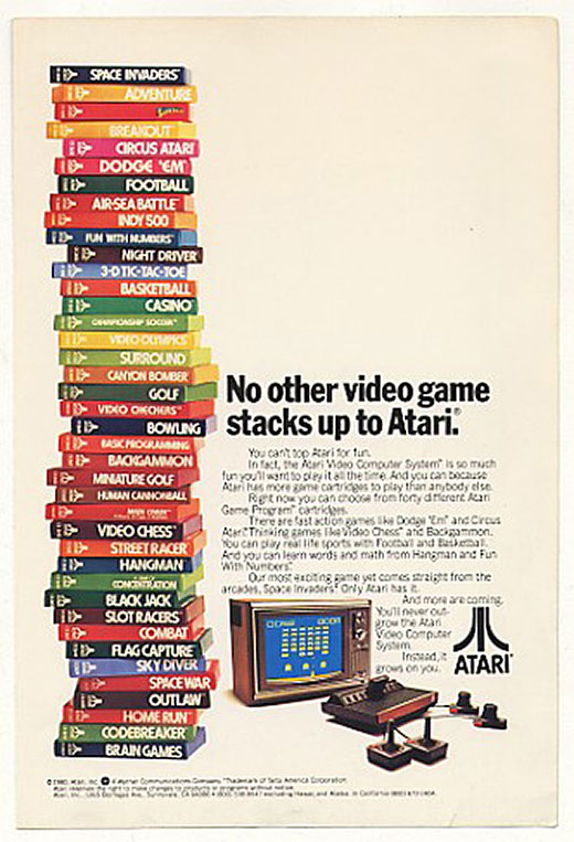 BOOK DE PUBLICIDAD RETRO Atari-ad